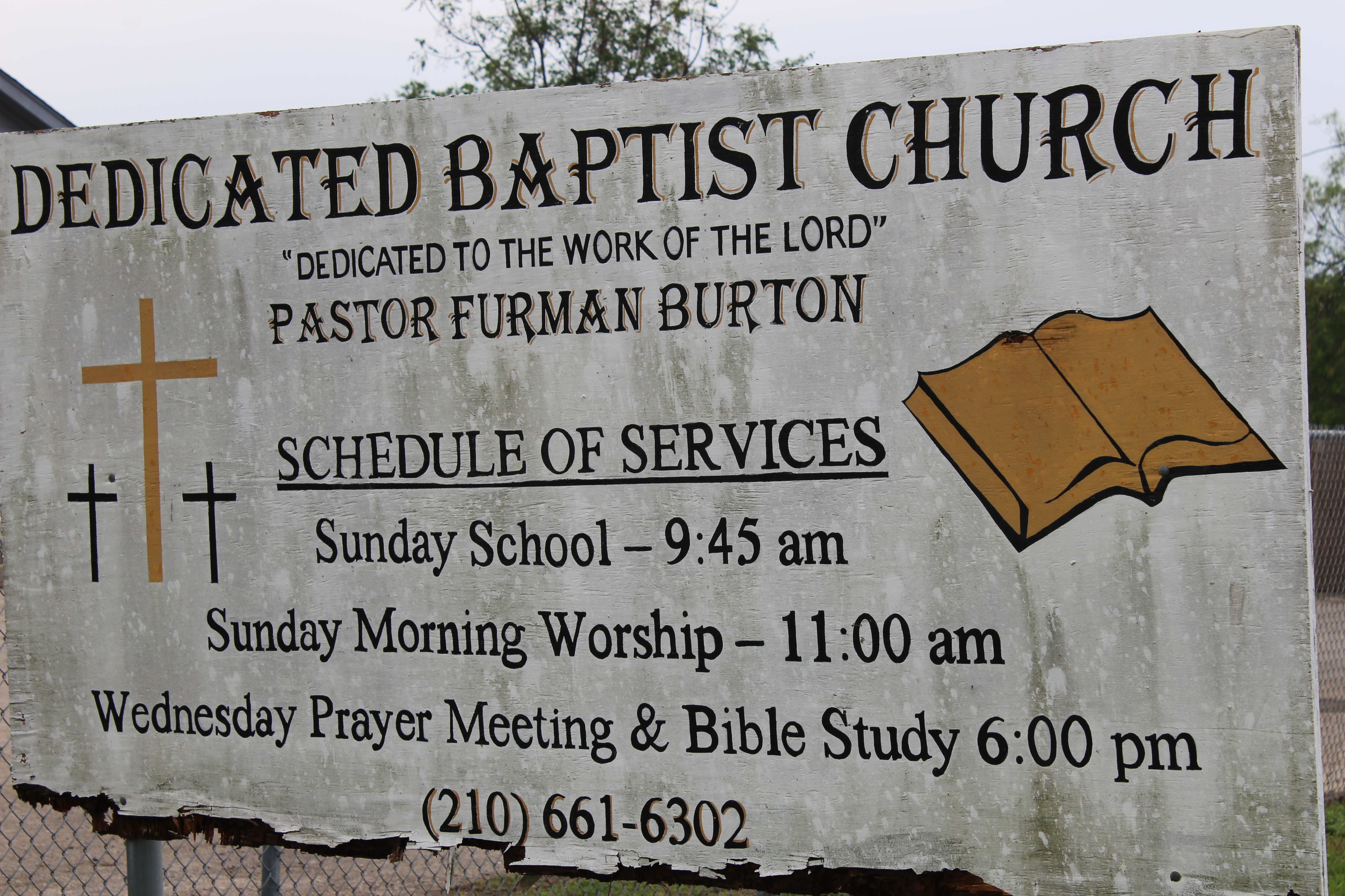 Dedicated Baptist Church in San Antonio Texas
